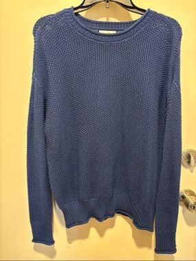 Jessica Simpson Cornflower Blue Crewneck Knit Sweater